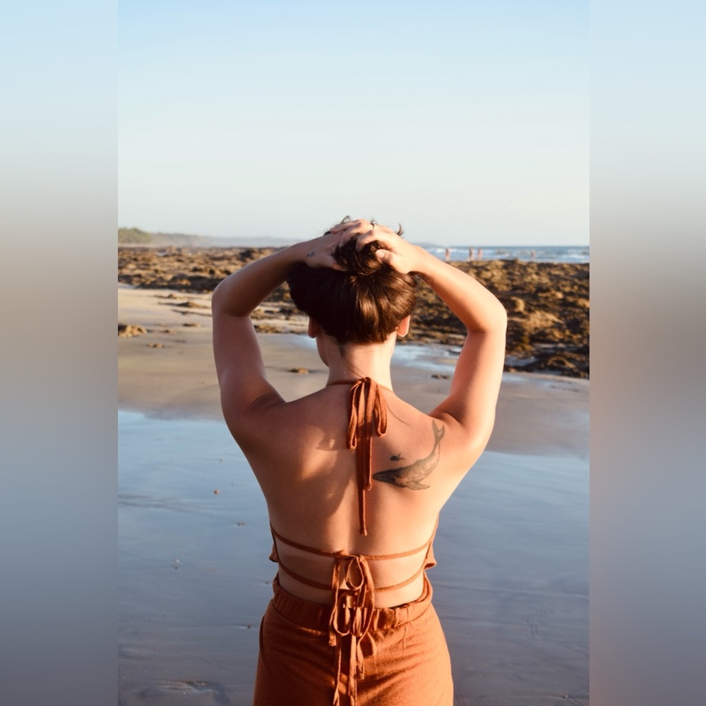 Free People Burnt Orange Dress - Picture 6 of 6